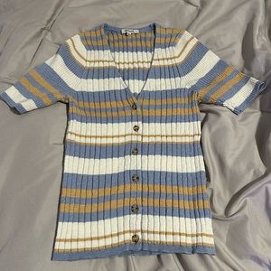 Gently used short sleeve sweater